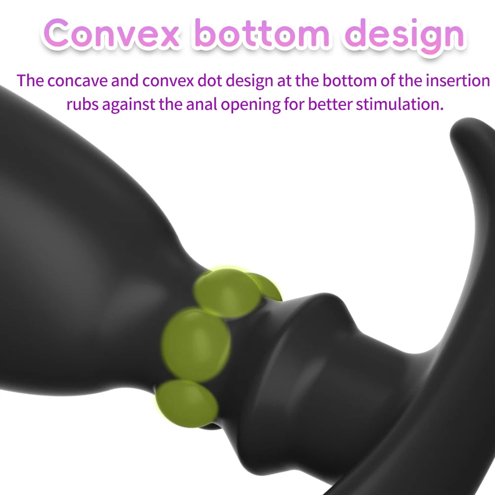 Adult Silicone Anal Plug Dildos Bullet Vibrator Butt Plugs Sex Toys for Women Men Gay Prostate Massager Anal Masturbating S/M/L