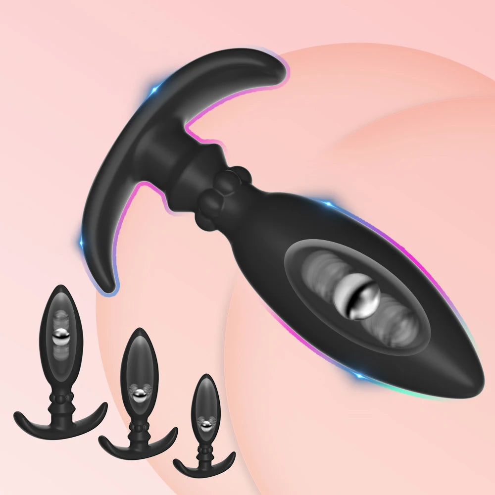 Adult Silicone Anal Plug Dildos Bullet Vibrator Butt Plugs Sex Toys for Women Men Gay Prostate Massager Anal Masturbating S/M/L