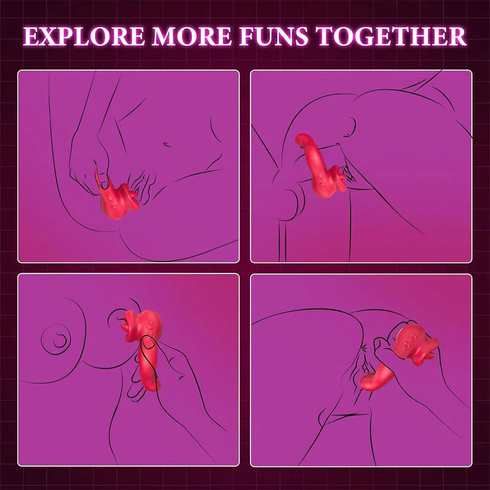 Vibrating Cock Ring for Men Couples Adult Sex Toys Penis Vibrator Clitoral Stimulator 10 Vibration Adjustable Vibrator Ring