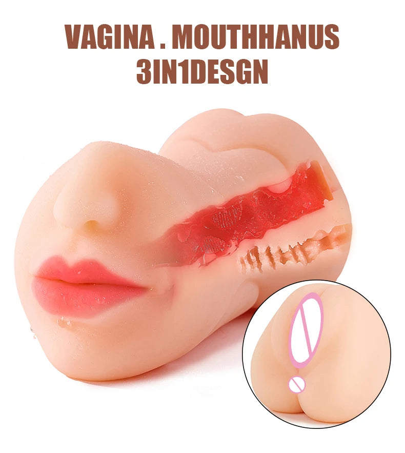 Artificial Vagina Pussy Vagina Sextoys Silicone Male Masturbators for adults 18 sucking machine sexulaes toys Sex Toys for Men