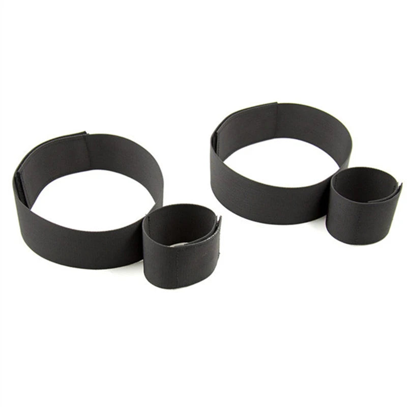 BDSM Restraints for Fun SM Handcuffs Sexual Position Ankle Cuffs Bondage Adjust Strap Leg Thigh Cuff Spreader Bar Cop Cosplay