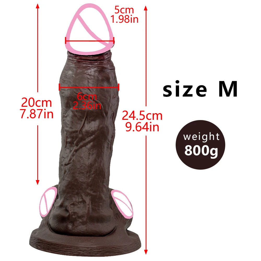 Soft Big Dildo Realistic Slicone Male Artificial Penis With Suction Cup Dick For Woman Masturbator Adult Sex Toys Stiff Dildos