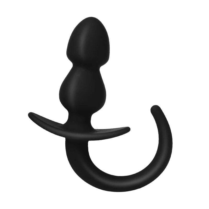 Dog Tail Anal Plug Silicone Butt Plug Puppy Play Anal Accessories Sex Toy for Adult18+ Woman Men Role Play Pup Tail Sex Shop Toy