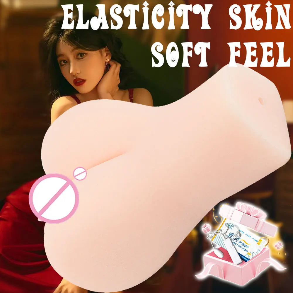 ZUIMAO Male Masturbator Adult Sex Toy with 3D Realistic Textured Pocket Pussy and Tight Anus Sex Doll Stroker for Sexy Adult Man
