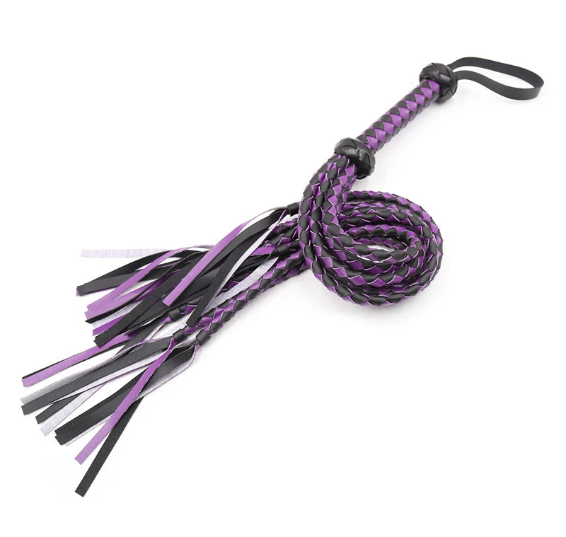 8 Braids Slave Bdsm Whip Sex Toys for Womans Couples Adult Games Bdsm Spanking Flogger Whip Bondage Restraints Leather Whips