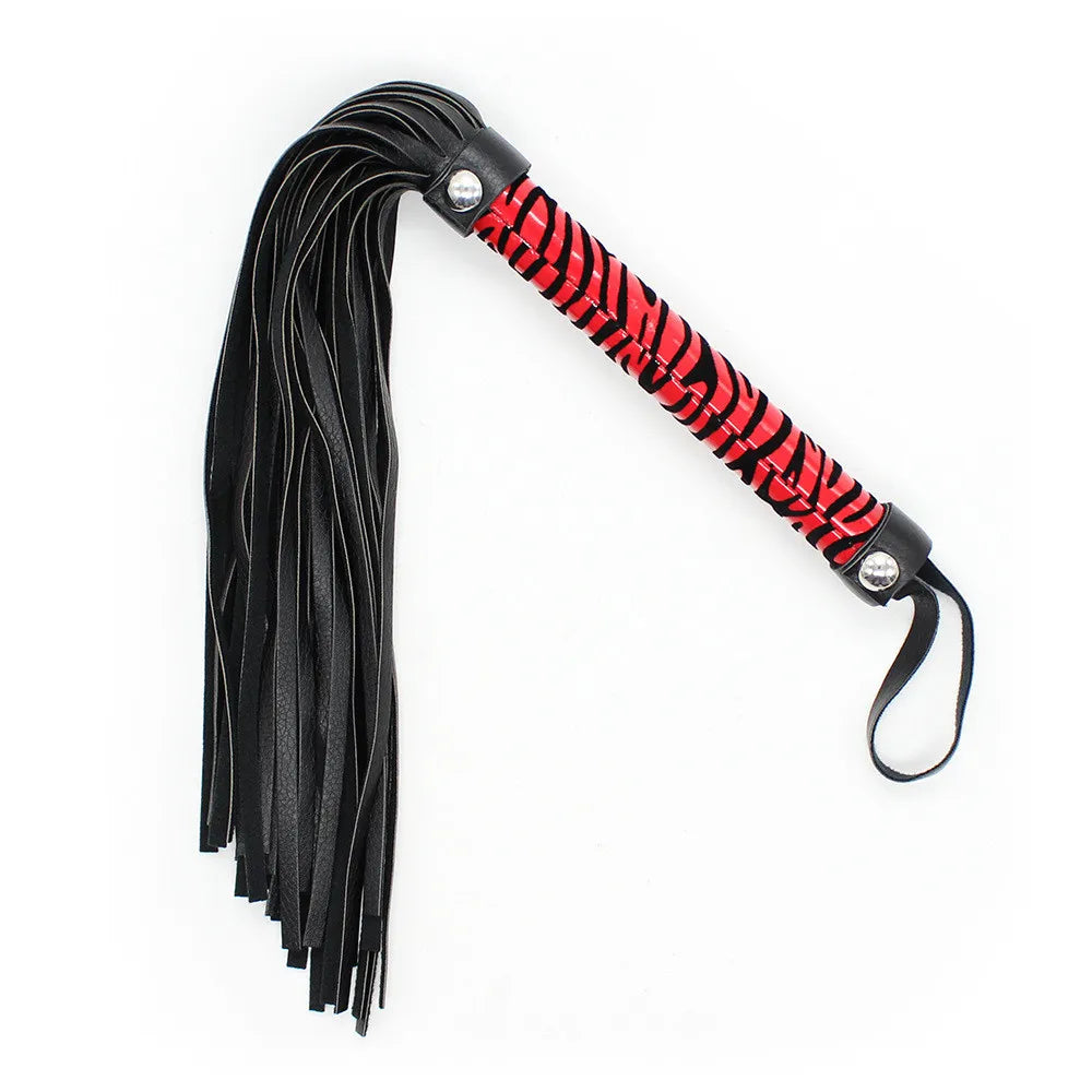 Slave Spanking Leather Cockring Flogger Braid Tails of Sex Toys Sexy Couples Flirt Games for Men Women Fetish Bdsm Bondage Whip