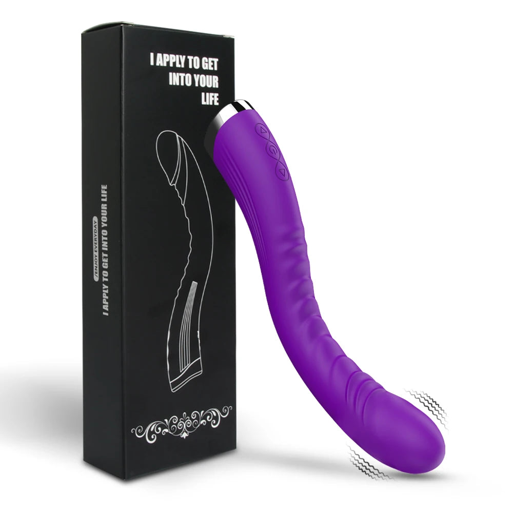 Long Vibrator Dildo Sex Toys For Women Powerful Vibro Magic Wand Clitoris And G Spot Stimulator Female Masturbation Adult Goods
