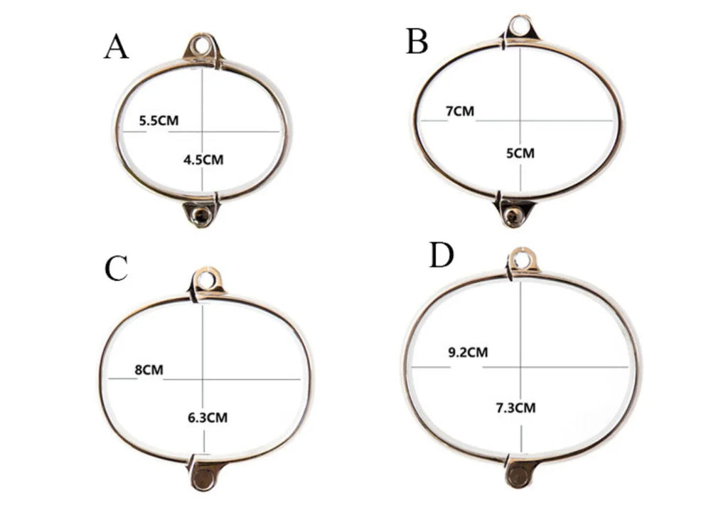 Metal Steel Handcuffs Wrist Ankle Cuffs with Chain and Lock Spreader Bar BDSM Restraints Adult Game Sex Toys for Women Men