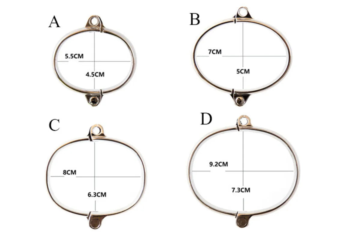 Metal Steel Handcuffs Wrist Ankle Cuffs with Chain and Lock Spreader Bar BDSM Restraints Adult Game Sex Toys for Women Men