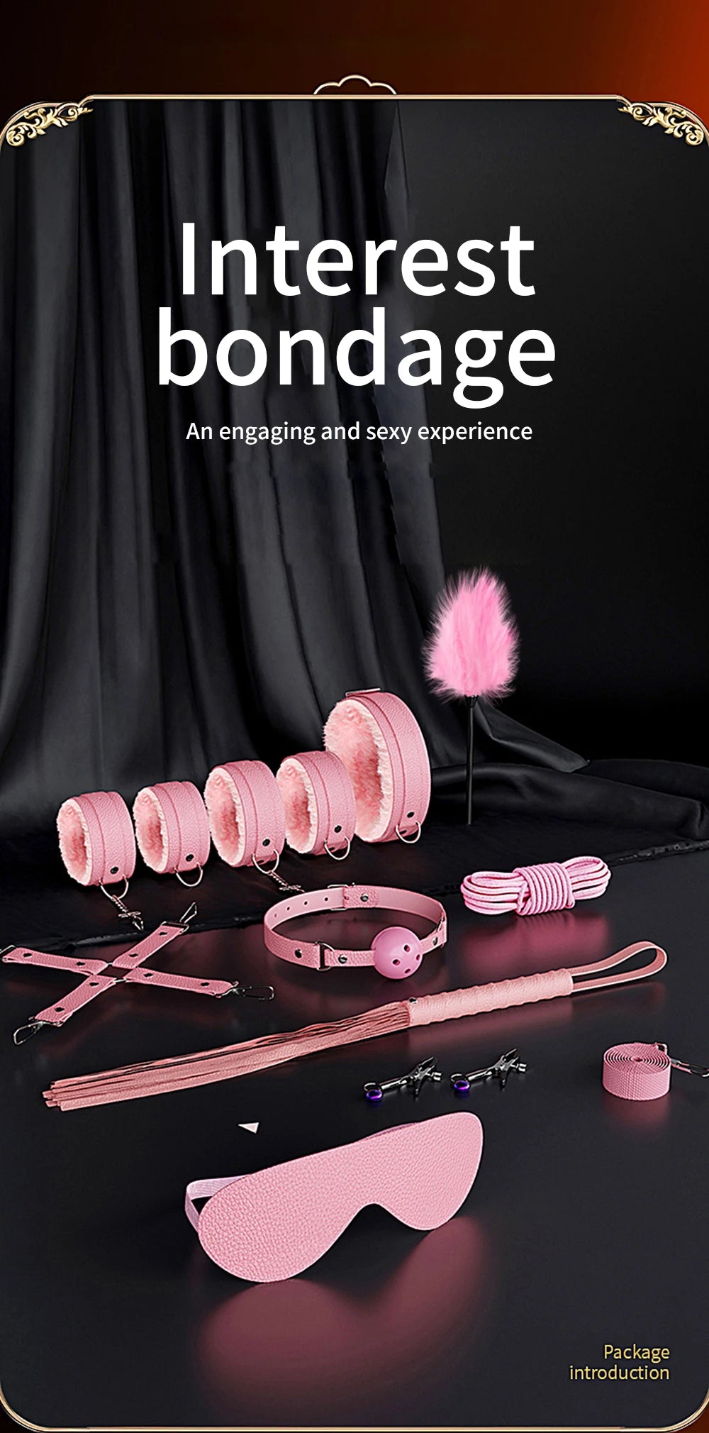 BDSM Adjustable Straps Bed Restraints Sex Bondage Kit For Couple Handcuffs Ankle Cuffs With Bondage Set SM Adult Games Sex Toys