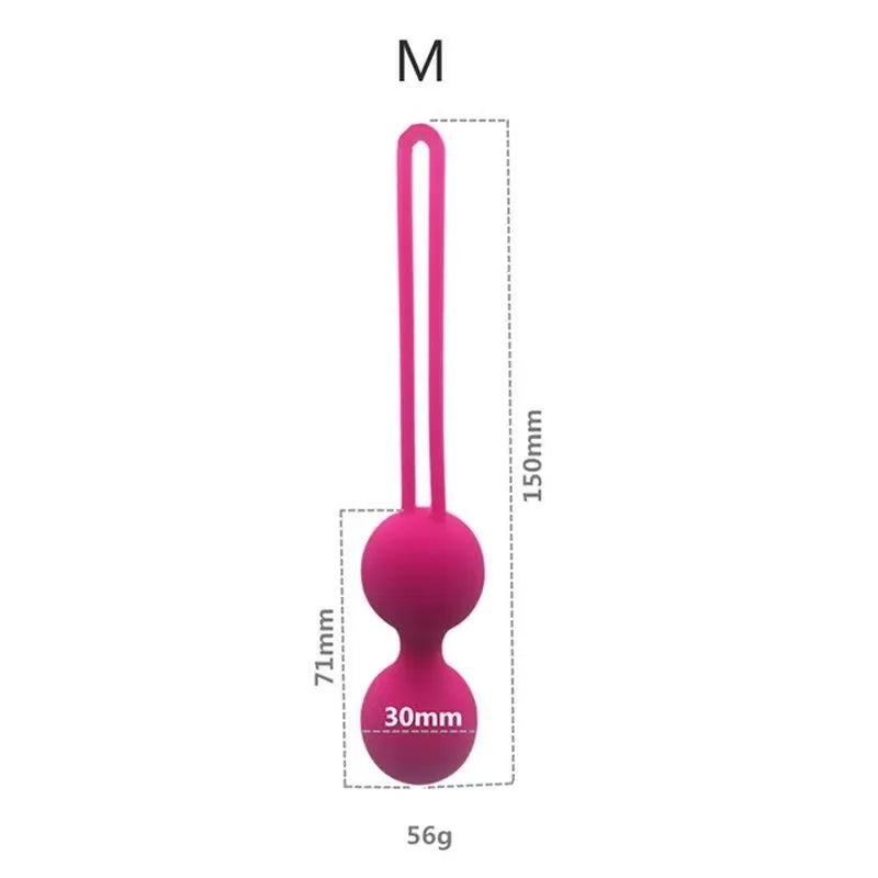 Silicone Vaginal Balls Sex Toys For Women Vagina Tighten Exercise Chinese Kegel Balls Vibrator Pelvic Ben wa Balls Anal balls