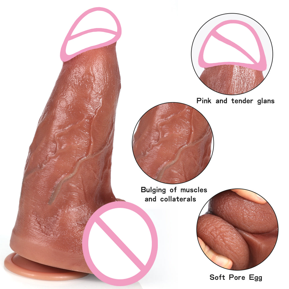 Soft Big Dildo Realistic Slicone Male Artificial Penis With Suction Cup Dick For Woman Masturbator Adult Sex Toys Stiff Dildos