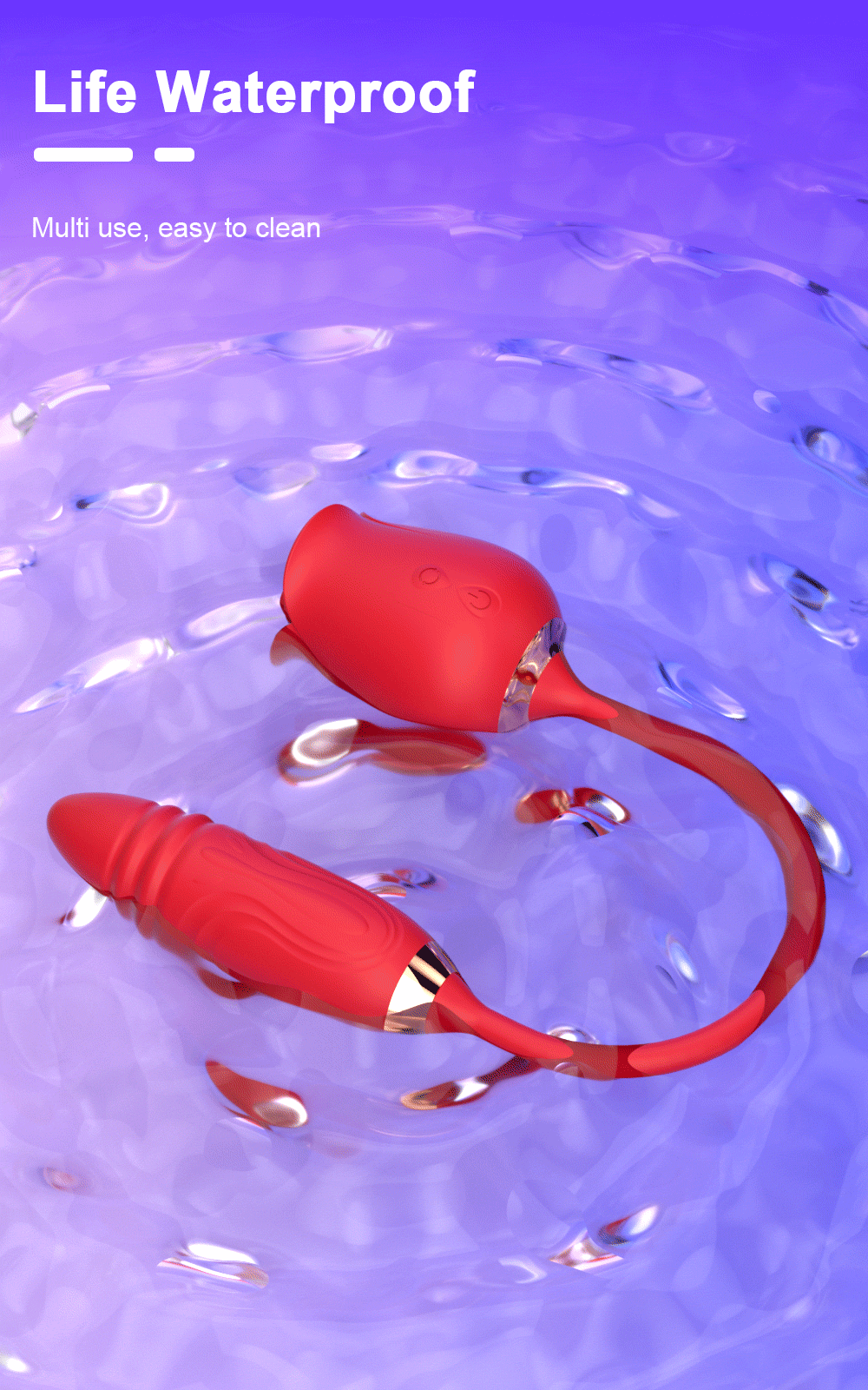 Sexy Adult Female Rose-Sucking Dildo Vibrator for Women Nipple Clit Stimulator Vibrating Penetration Vagina Vibrator Sex Toys 18