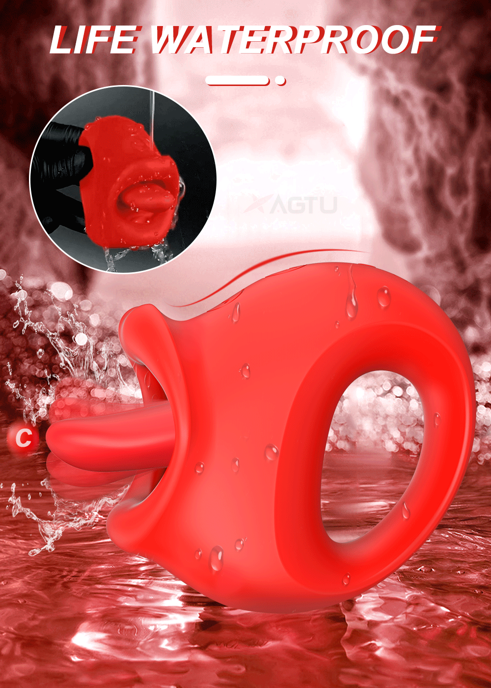 Sex Toys Vibrator Tongue Licking Nipple Clitoris Stimulator Vibration Masturbation Tools Women Couple Sex Toys Vibrator 18+