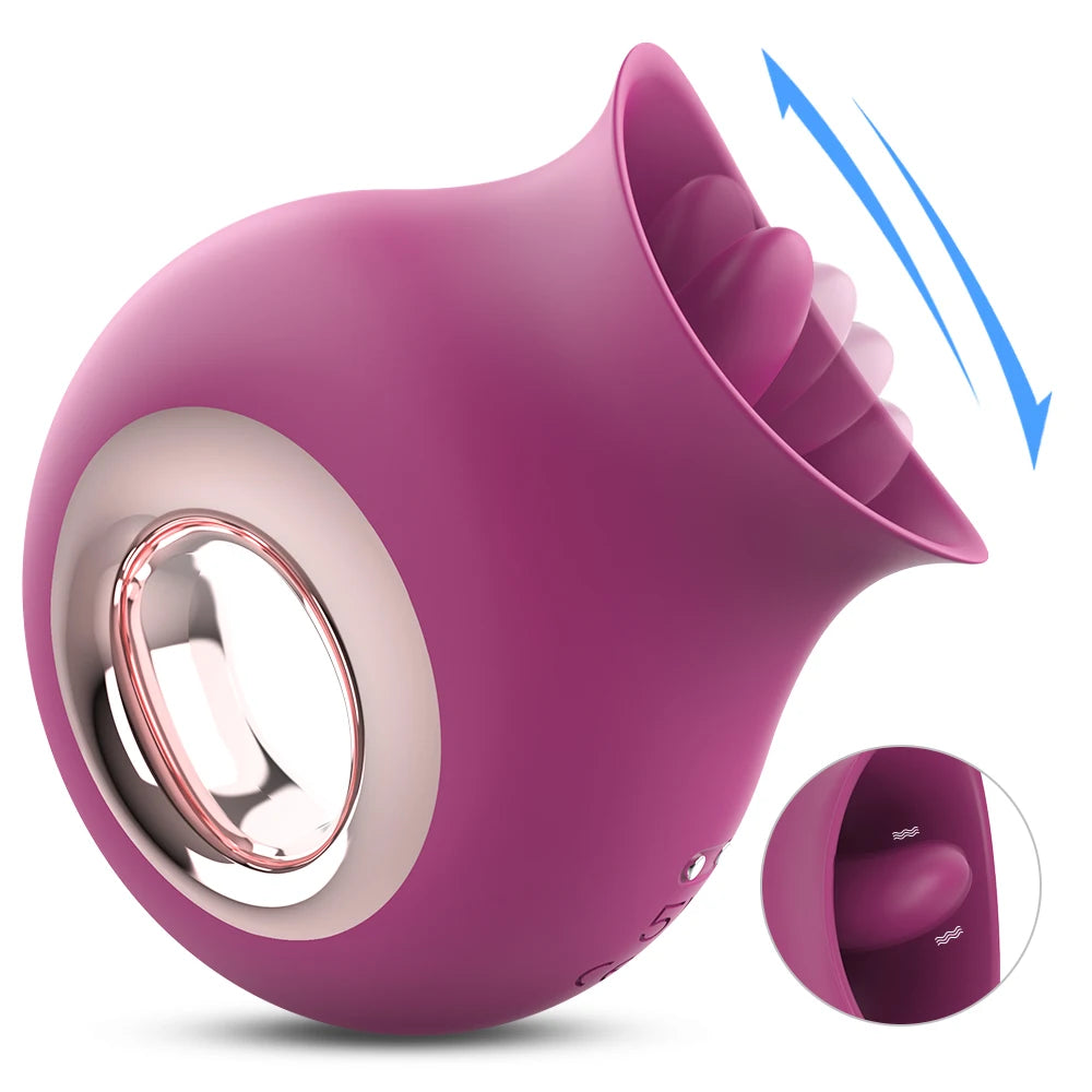 Vibrator for Women G-Spot Licking Dildo Clit Nipple Stimulator Oral Tongue Pussy Vagina Sex Toys for Women Female Masturbation