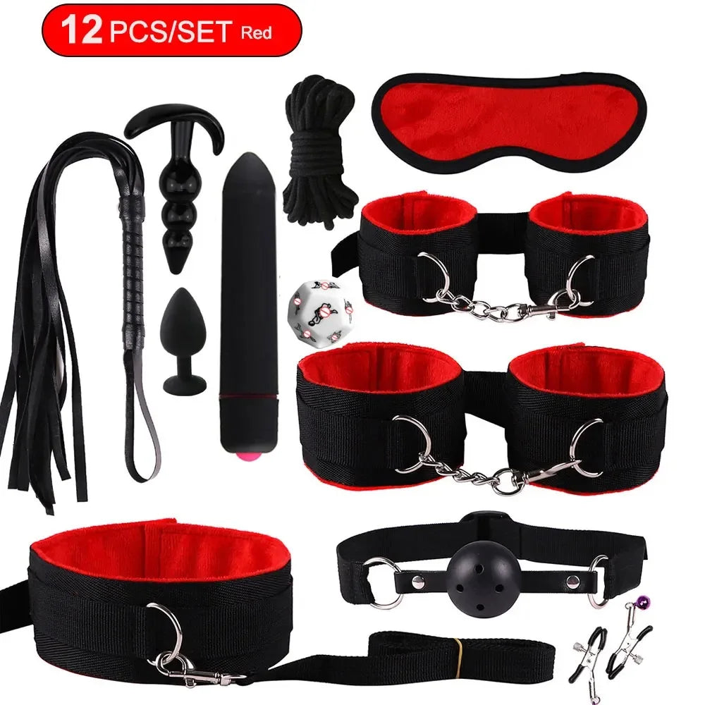 Sex toys for women BDSM sexual couples kit erotic accessories handcuffs for session Anal plug sex game Adult Sexy Toys sexy shop