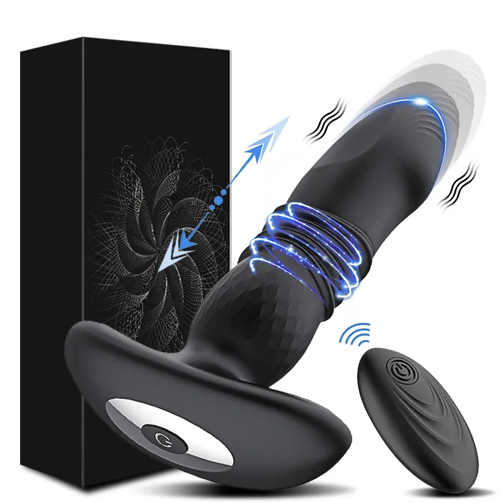 Sex Tooys for Men Vibrator Butt Plug Wireless Remote Prostate Massager Ass Adult Goods Sex Toys for Mens Women Butt Plug 18+
