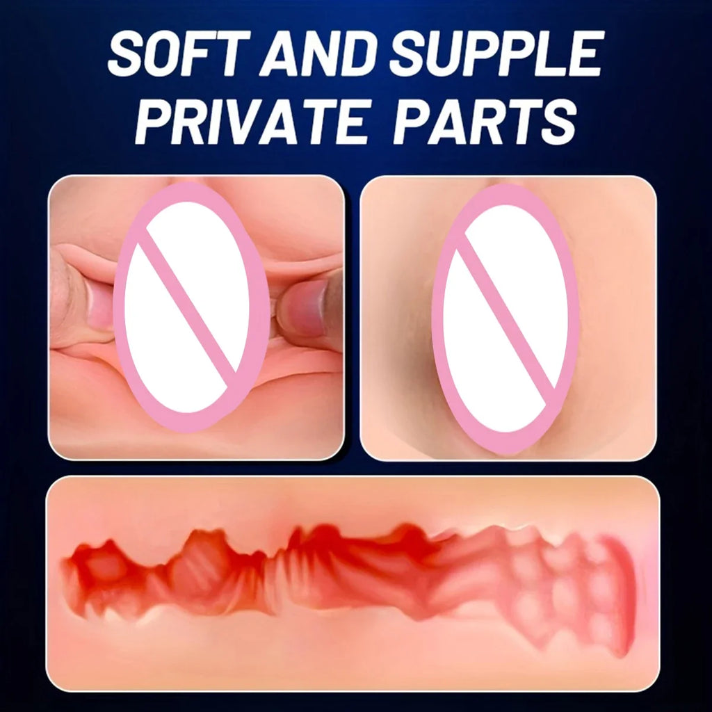 Realistic Vagina Male Masturbator TPE Soft Tight Pussy Erotic 18+ Adult Toys Sex Toys For Men Masturbatings machine Sex shop