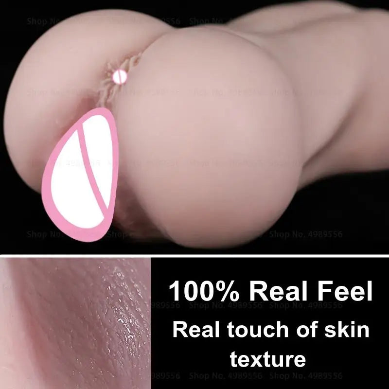 18+ Realistic Sexual Pussy 2 in 1 Erotic Toys Gadgets Silicone Pocket Pussy Anal Sex Tooys For Men Adult Supplies Male Pleasure
