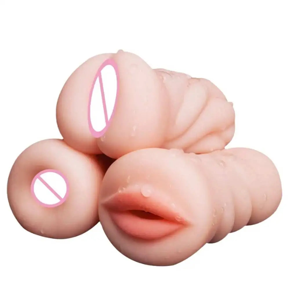 Small Sex Toys for Men Vagina Male Masturbators Cup Real Pussy Real Vagina Sextoys Silicone Adult Product Realistic Masturbator