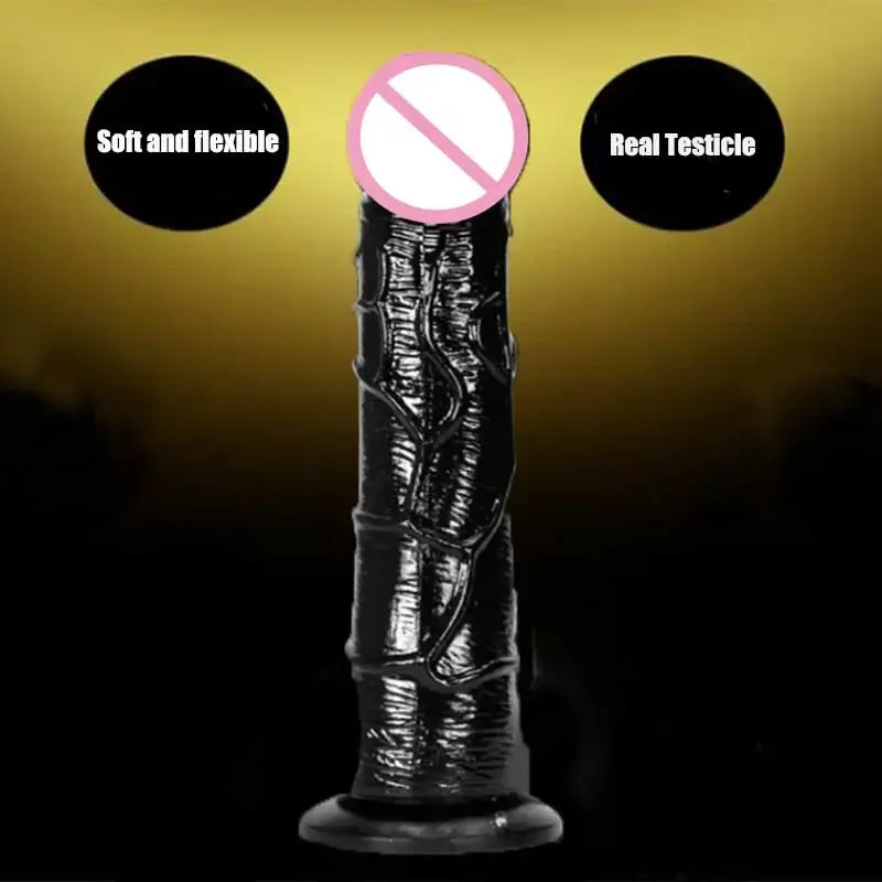 Realistic Dildo for Women Beginner G-spot Anal Stimulation Dildo with Strong Suction Cup for Adult Sex Toy Masturbator Penis 18+