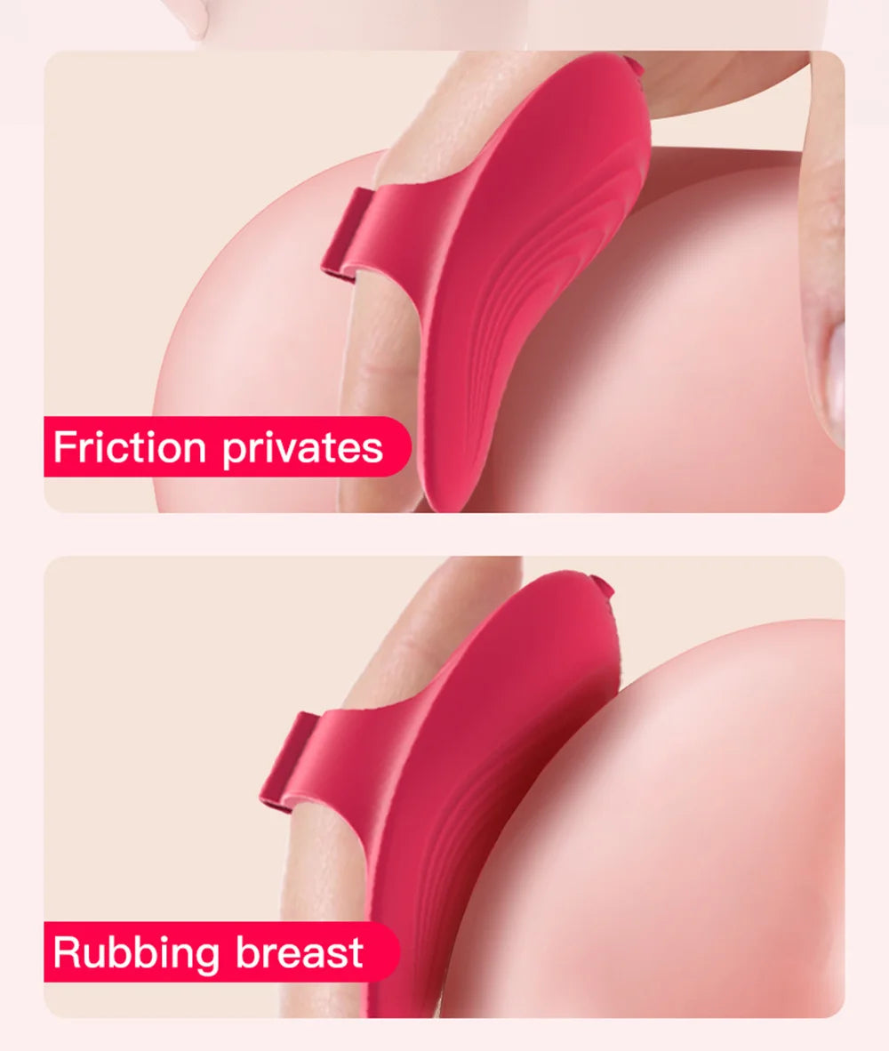 Mini Finger Vibrator G Spot Adult Products Female Masturbation Lesbian Sex Toys Clitoris Stimulator Erotic for Woman Couples