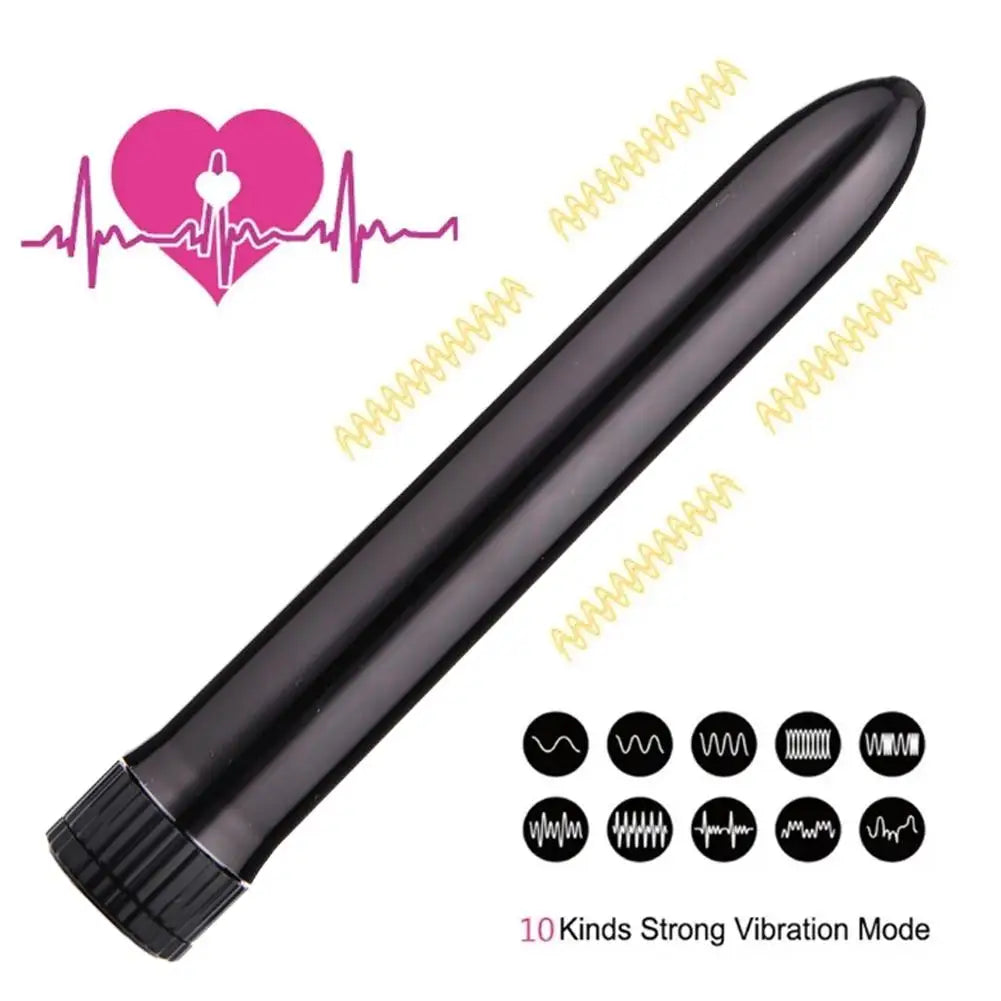 7Inch Vibrating Dildo for Women, Portable Bullet Vibrador Dildo Vibrator Clitoris Stimulator G-spot Massager Sex Toy Masturbator