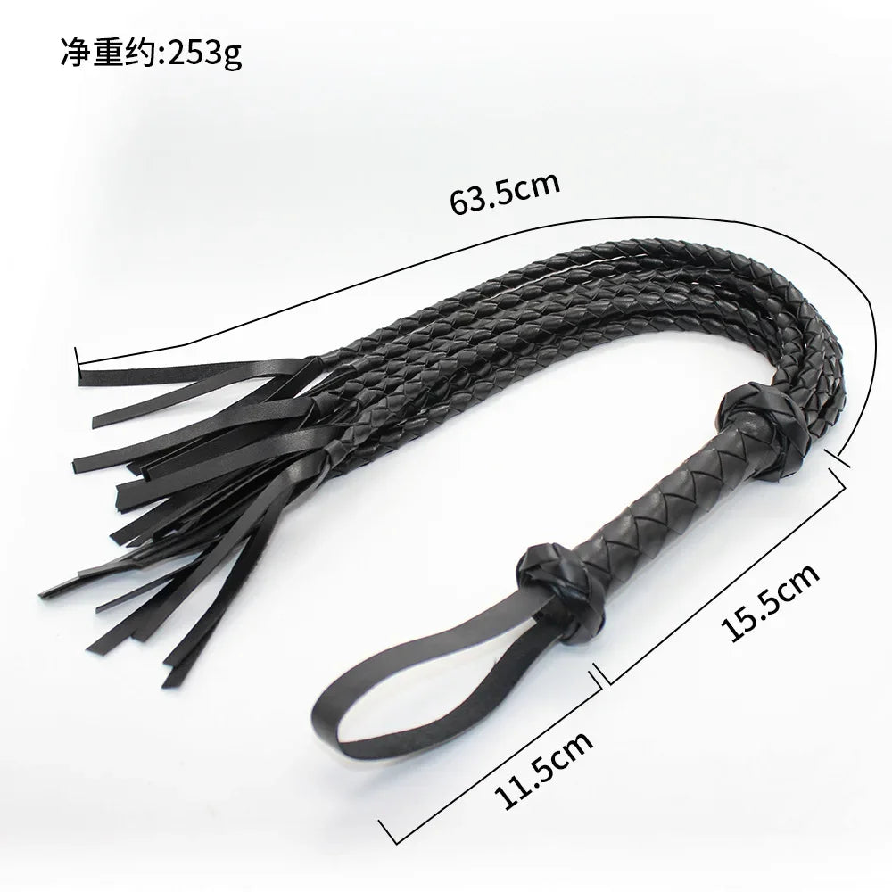 Sex Spanking Whip Bdsm Bondage Gay Fetish Horse Tassel Tails Lash Adult Flogger Flirt Erotic Toys for Couples Women Leather