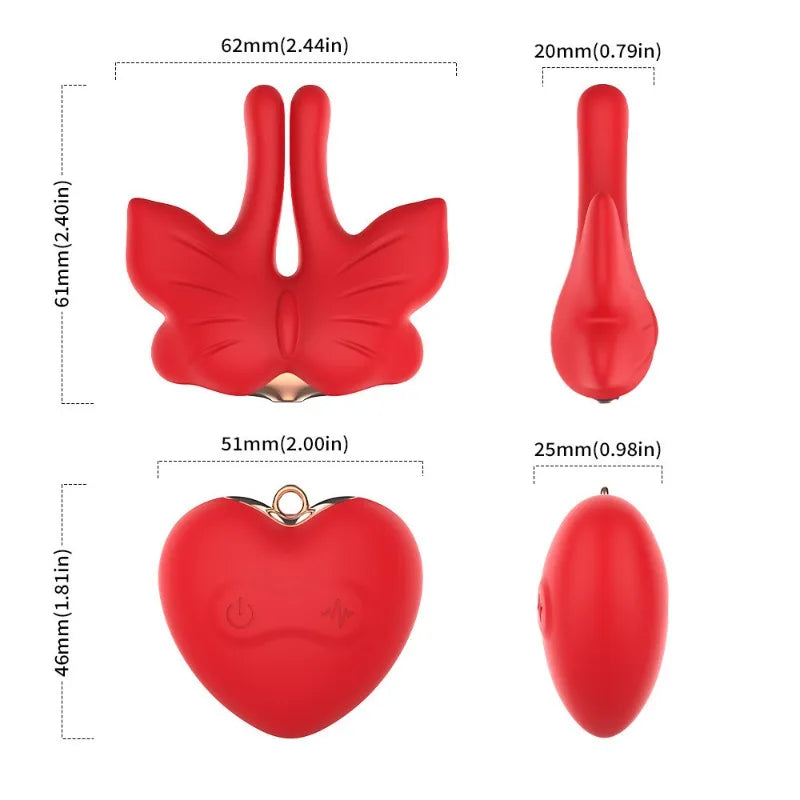 Nipple Clamp Vibrator Breast Stimulatior Magnetic Nipple Clip Sex Toys Necklace for Clitoris Anal Erotic Toys Adults for Couples