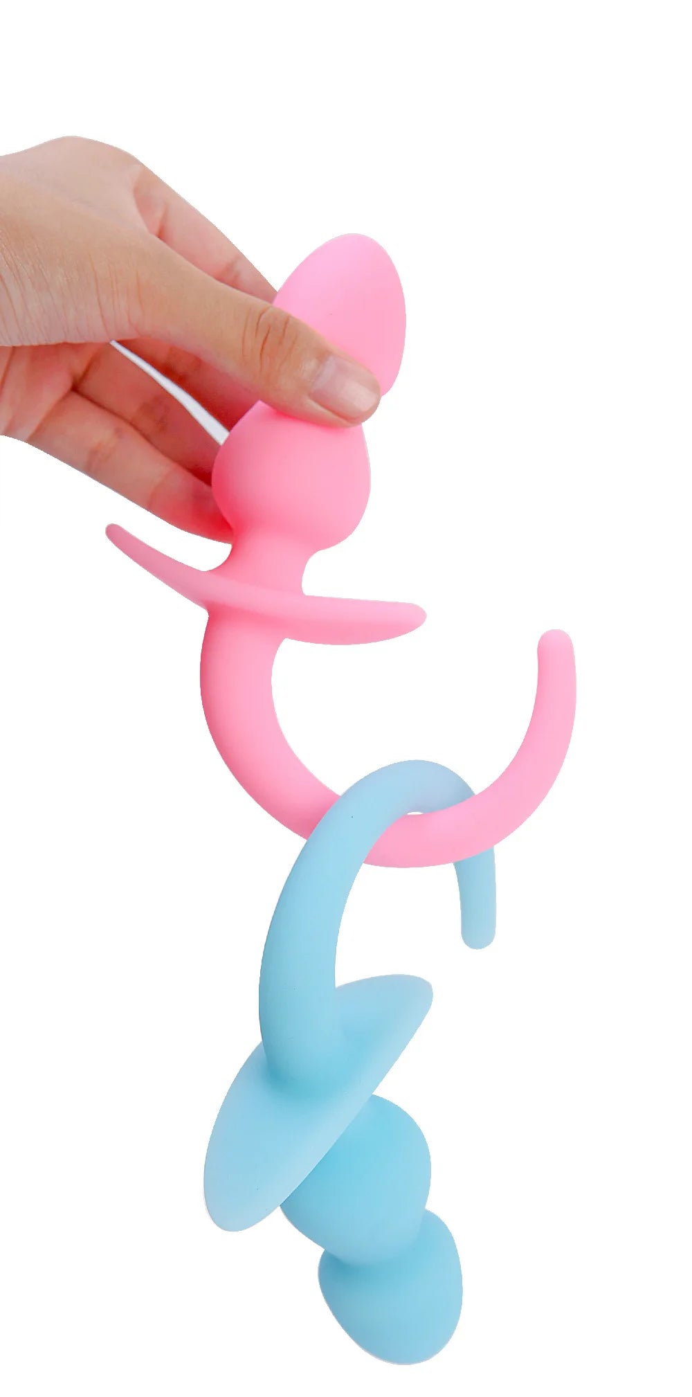 Factory Sales Silicone Dog Tail Luminous Anal Plug Puppy Play Anal Accessories G-Spot Prostate Massage Butt Plug Fetish Sex Toys