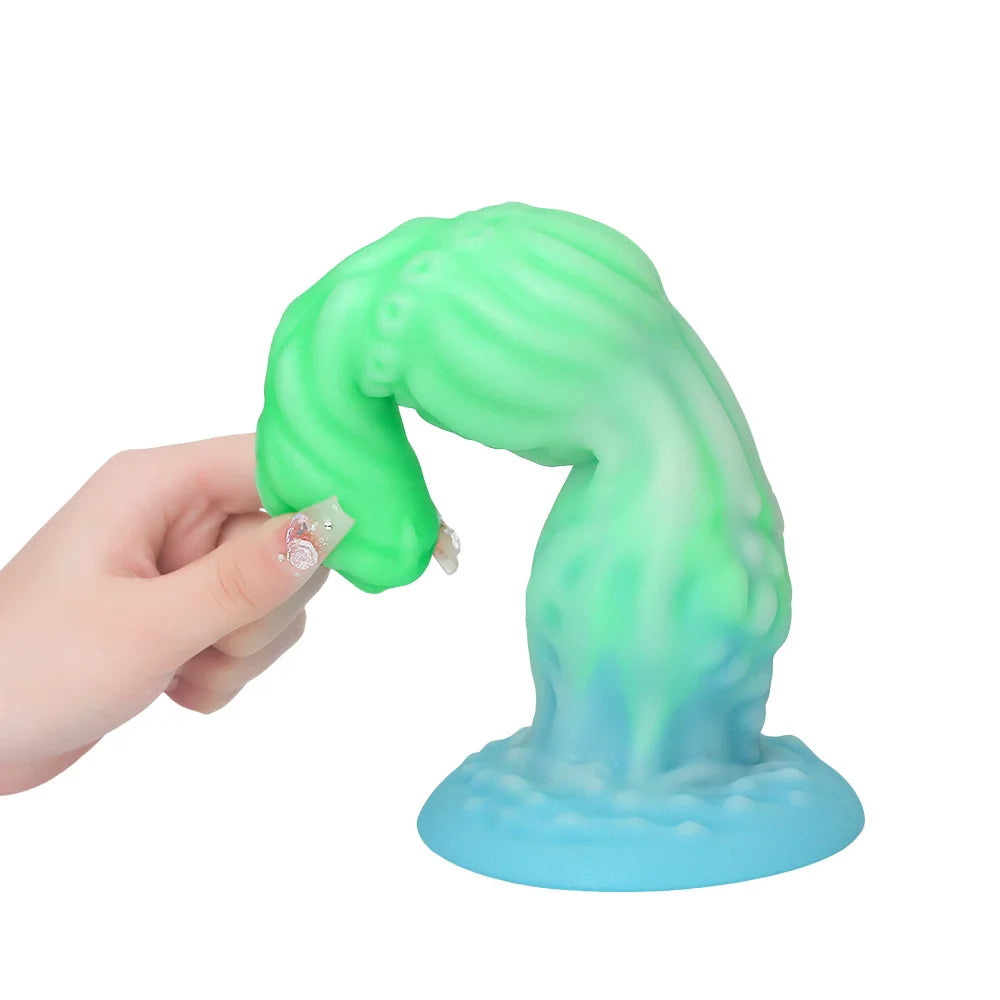 Adult Realistic Liquid Silicone Special-Shaped Penis Masturbator Female Sex Toy Pleasure Enhancer for Intimate Wellness