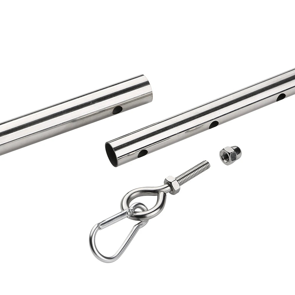 BDSM Bondage Kit Stainless Steel Extendable Spreader Bar Slave Handcuffs Ankle Cuffs Fetish Restraints Set Sex Toys for Couples