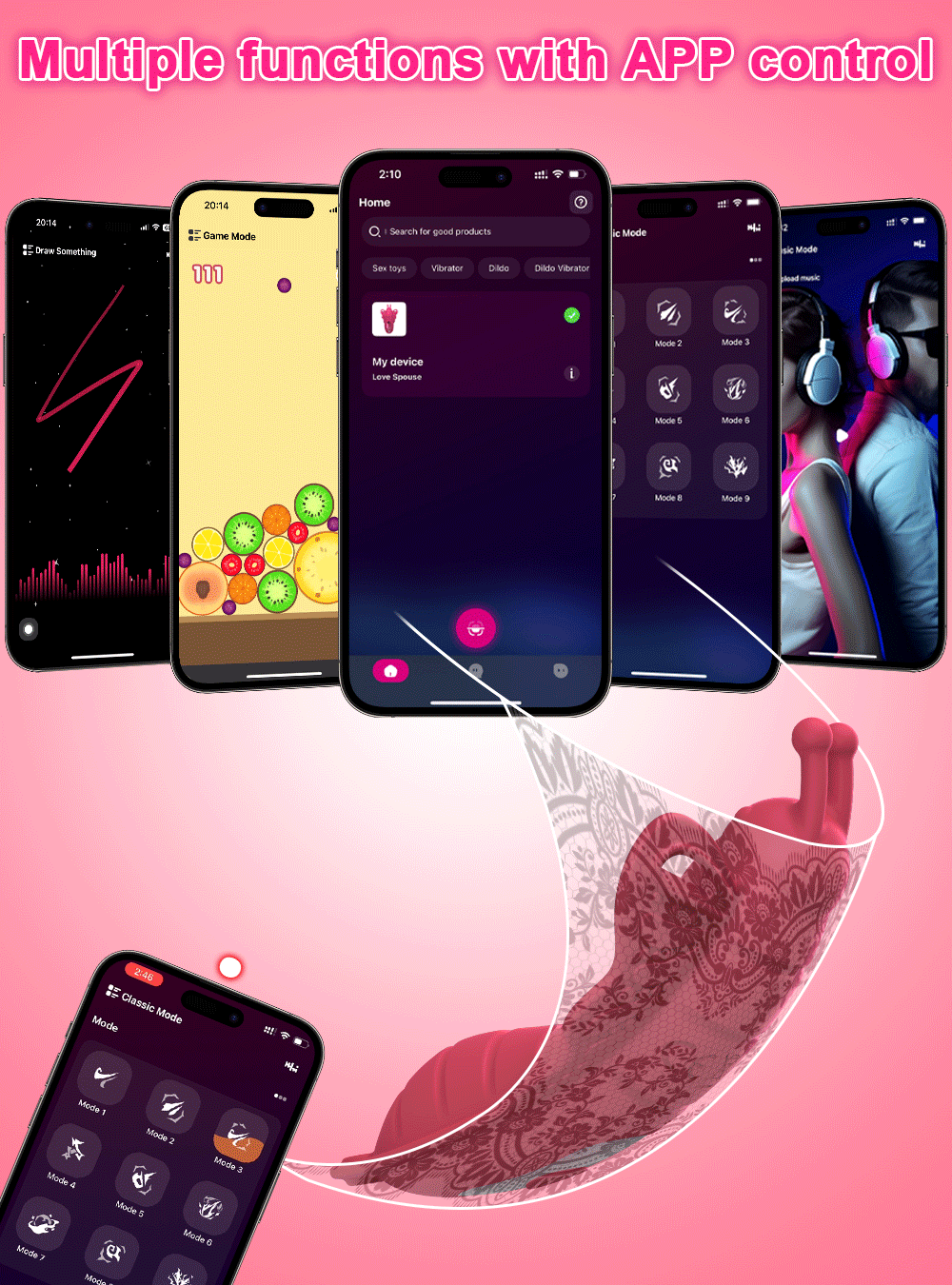 Adult Sex Toys Wearable with Panty Vibrator Female Couple Clitoral Vibrating Stimulator Sex Games Pleasure Adult Sex Toys 18