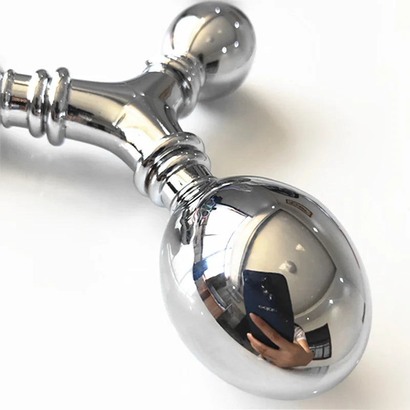 Premium Adult Sex Toy Set Three-Head Removable G-Spot AV Massage Stick Anal Vibrator with Premium Metal for Comfort Durability