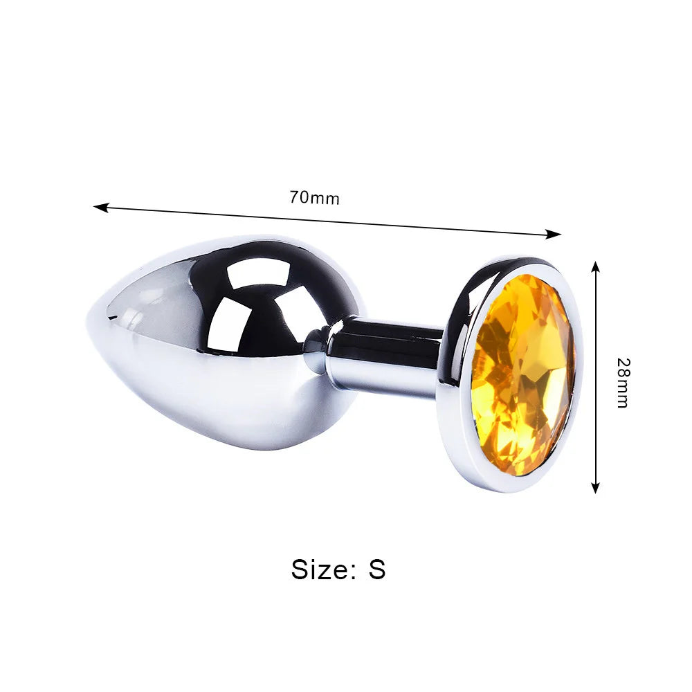 Sex Vibrator Metal Anal Toys For Women Adult Sex Products For S Men Butt Plug Stainles Steel Anal Plug Sex Toys Anal DildoToys