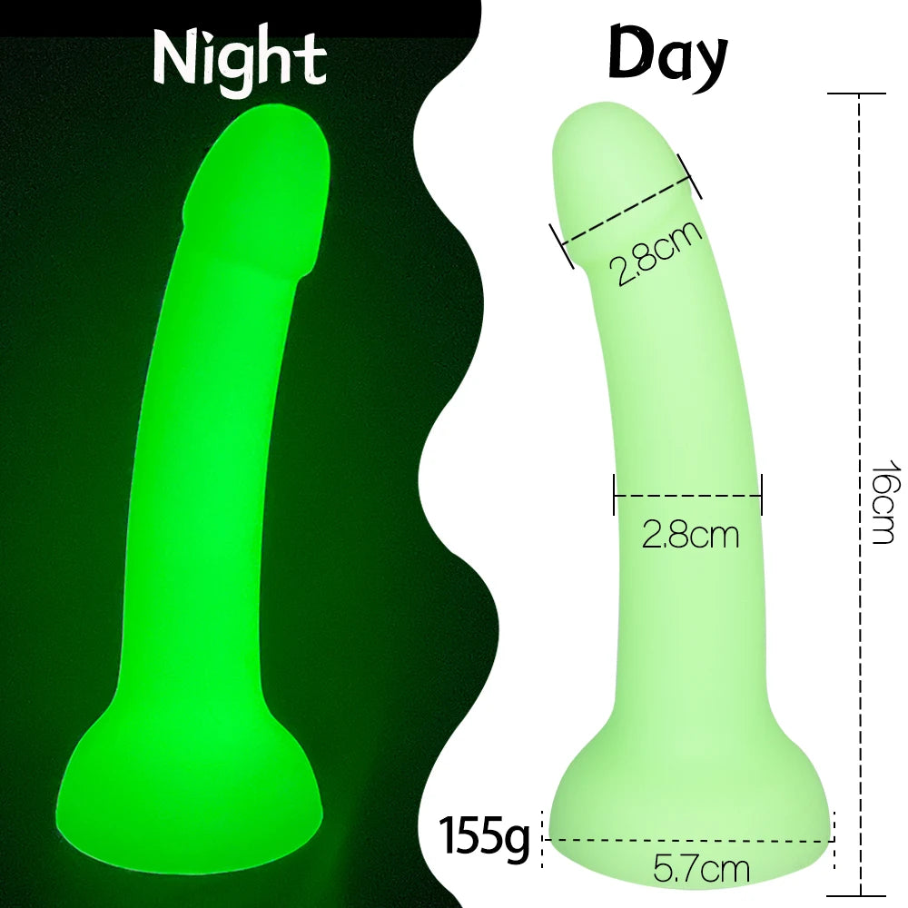 Realistic Luminous Dildo Powerful suction cup Adult games Huge Penis Big dick Female Masturbation Device Erotic Sex Toys for Cou