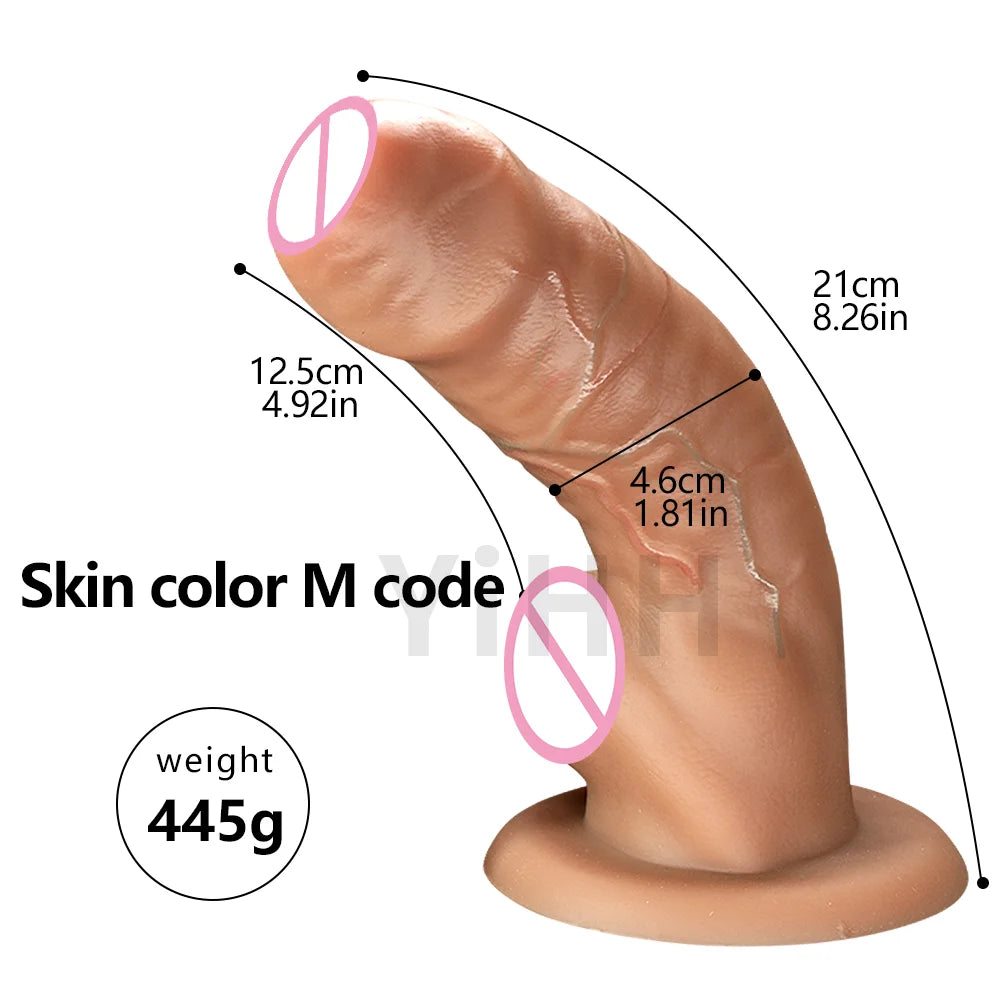 Soft Big Dildo Realistic Slicone Male Artificial Penis With Suction Cup Dick For Woman Masturbator Adult Sex Toys Stiff Dildos