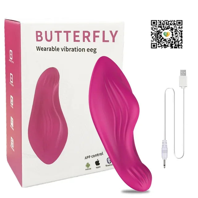 Mini Wearable Vibrator for Female Clit Stimulator Wireless Bluetooth APP Control Vibrating for Women Masturbator Adult Sex Toys