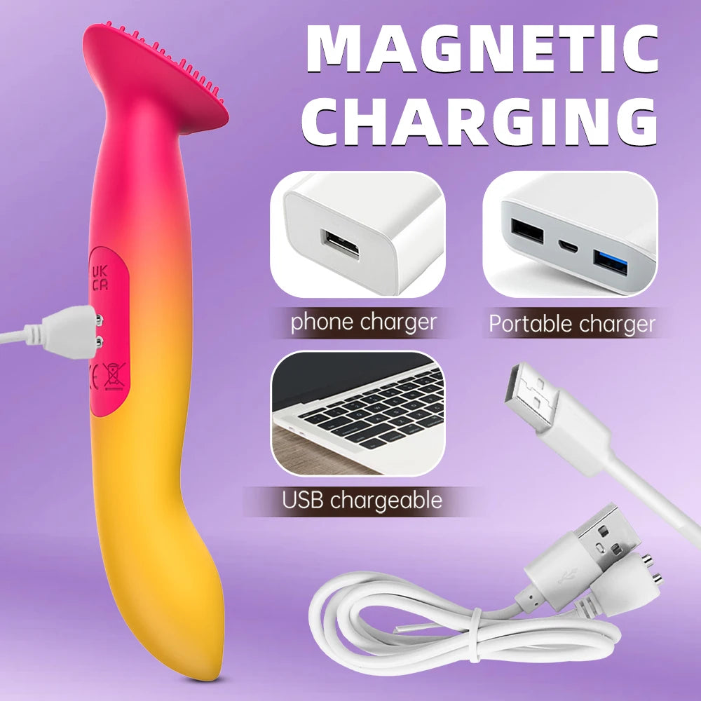 Mini Vibrator Adult Vibrator With 10 Vibration Modes Clitoral Nipple Stimulator Adult Women Toy Flirting Massage Pen