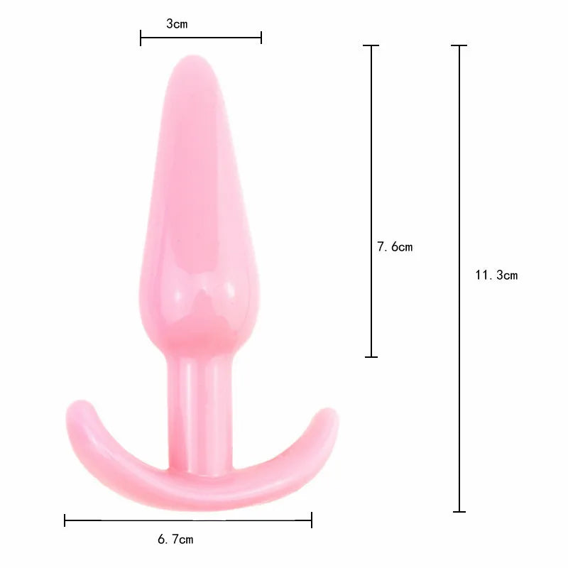 High Quality Soft Silicone Butt Plug Dildo Masturbation Anal Plug Gay Anal Dilator for Women Man Flirting Anal Massage Sex Toy