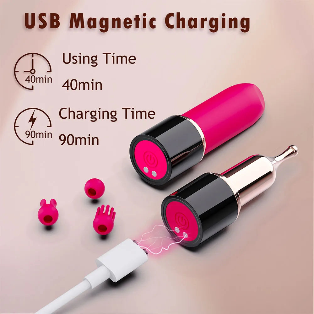 Adult Toys Mini Lipstick Vibrator for Women Masturbation Vibration Nipple Clitoral Vagina Stimulation Female Sex Toys Adults 18