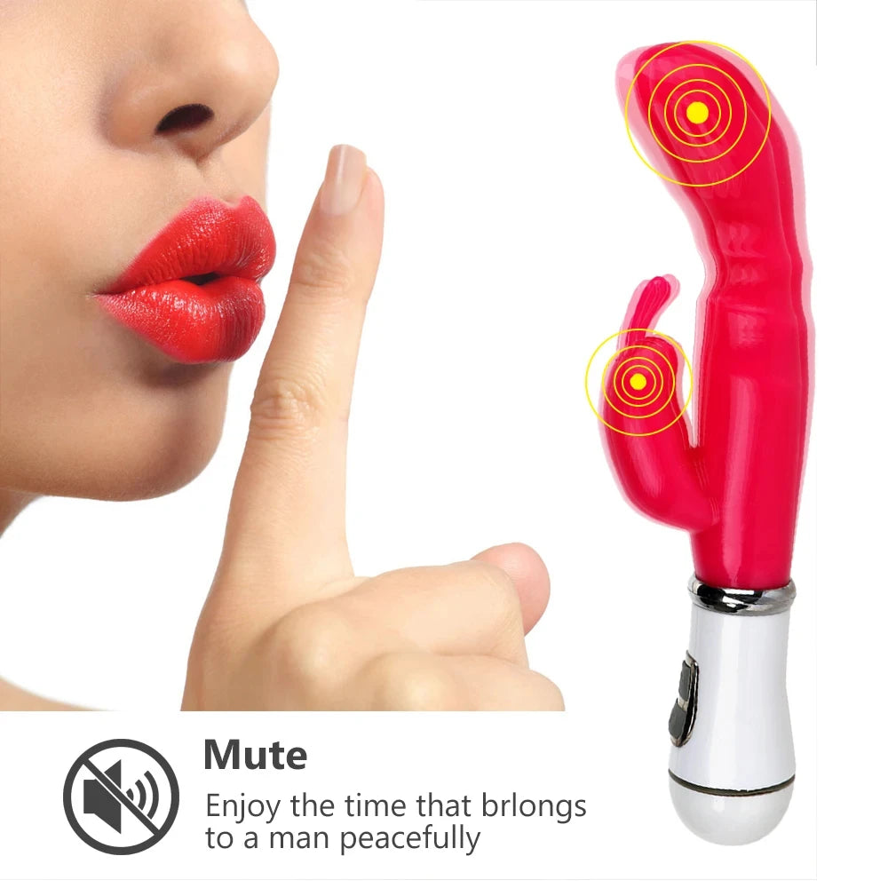 21cm Vibrating Dildo for Women Dual Stimulation Anal Butt Plug Clitoral/Vaginal Massager Adult Sex Toy for Female Masturbation