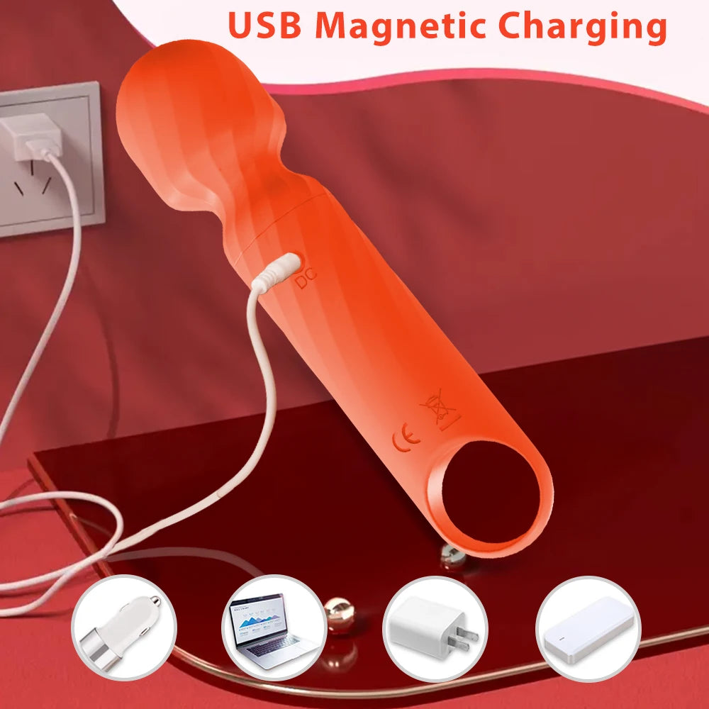 Mini Magic Wand Vibrator Sex Toys for Women Clitoris Stimulator AV Stick G Spot Vagina Massager Vibrating Dildo Masturbator