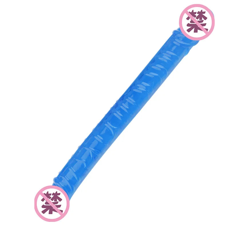 Multi-Color Double Head Realistic Dildo Long Anal Play for Women Couple Ended Dildo Flexible Big Penis Adult Sex Toy for Lesbian