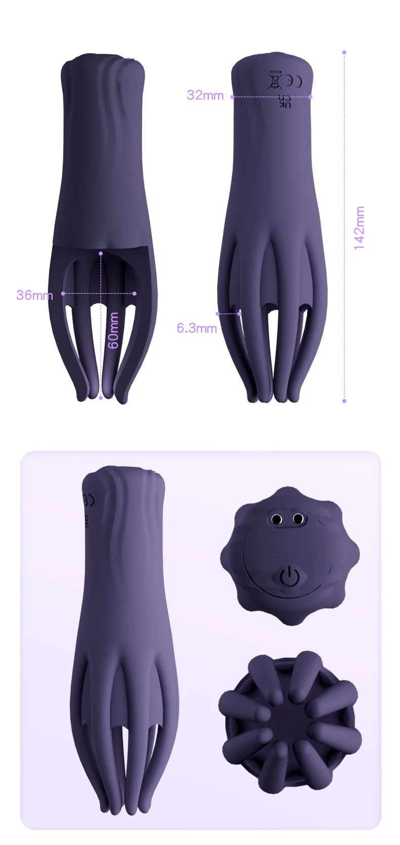 Adult Toys Sex Glans Trainer Penis Massage Male Masturbator Vibrating Glans Vibrator Sex Toys for Men Lasting Delay Endurance