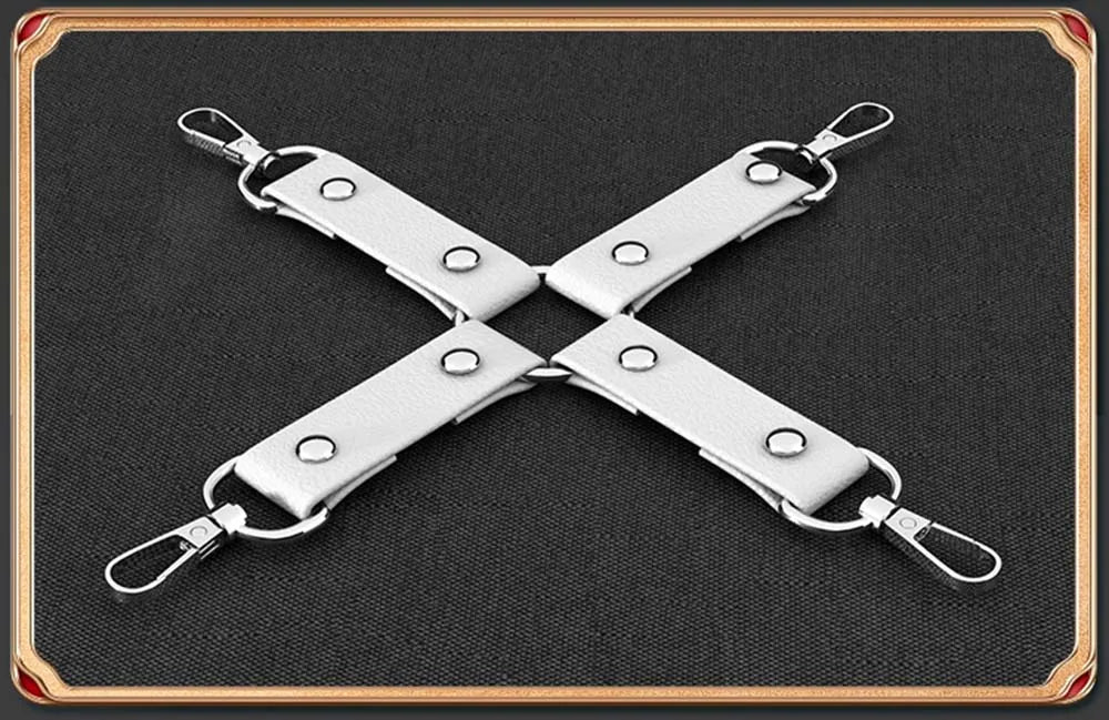 Sex Toys For Woman Couples Handcuffs Set BDSM Bondage Gear Bed Restraints Rope Strap Adult Game Wrists Neck Cuffs & Eye Mask