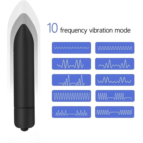 10 Speed Mini Bullet Vibrator for Women Waterproof Clitoris Stimulator Dildo Vibrators Vagina Sex Toys for Woman Sex Products