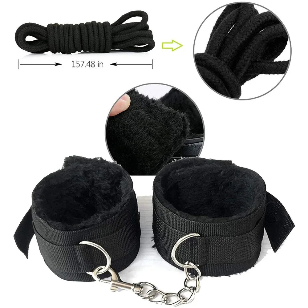 Sex toys for women BDSM sexual couples kit erotic accessories handcuffs for session Anal plug sex game Adult Sexy Toys sexy shop