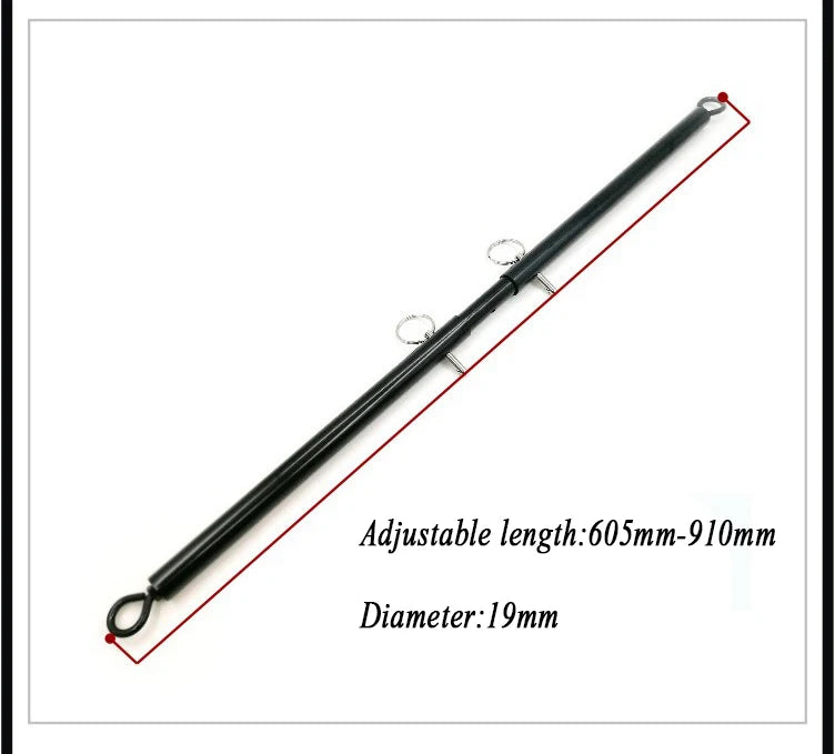 BDSM Stainless Steel Removable Adjustable Spreader Bar Rack for Handcuffs Ankle Cuffs Slave Bondage Adult Games Sex Toys