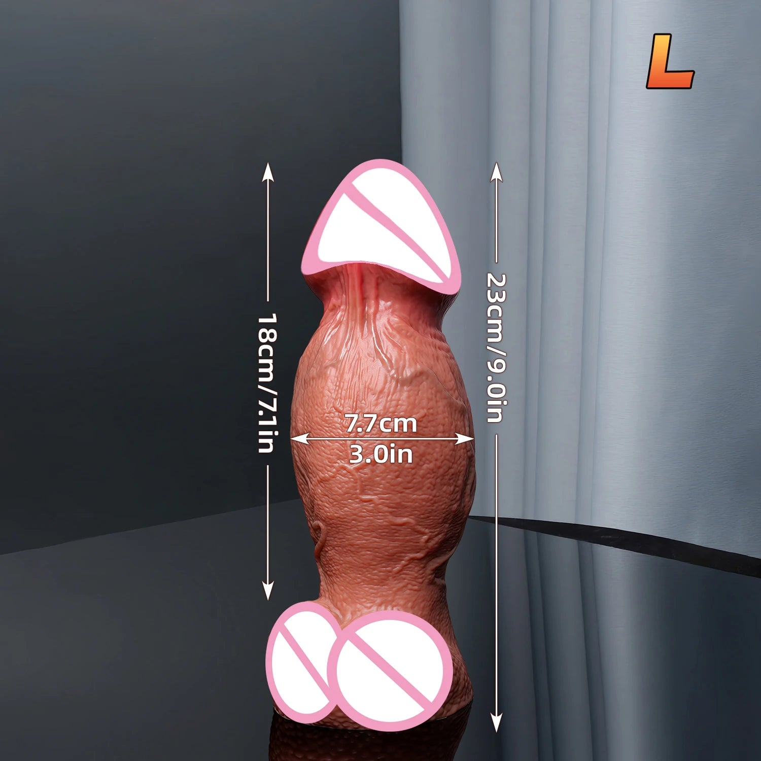 Super Long Realistic Skin Huge Soft Thick Silicone Penis Adult Woman Vaginal Anal Stimulatio Sex Toys Suction Cup Masturbators